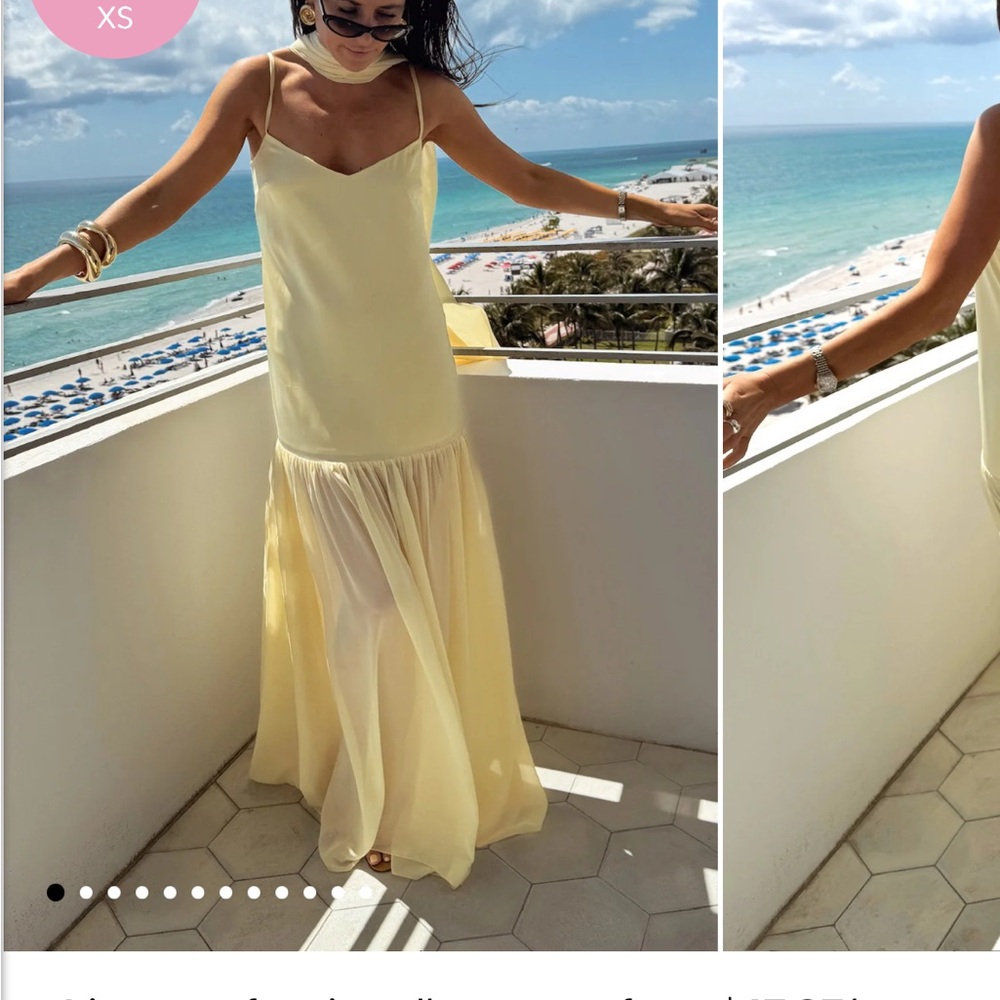 Show Me Your MuMu Yellow Maxi Dress